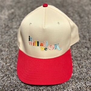OTTO Beige Cap with Embroidery